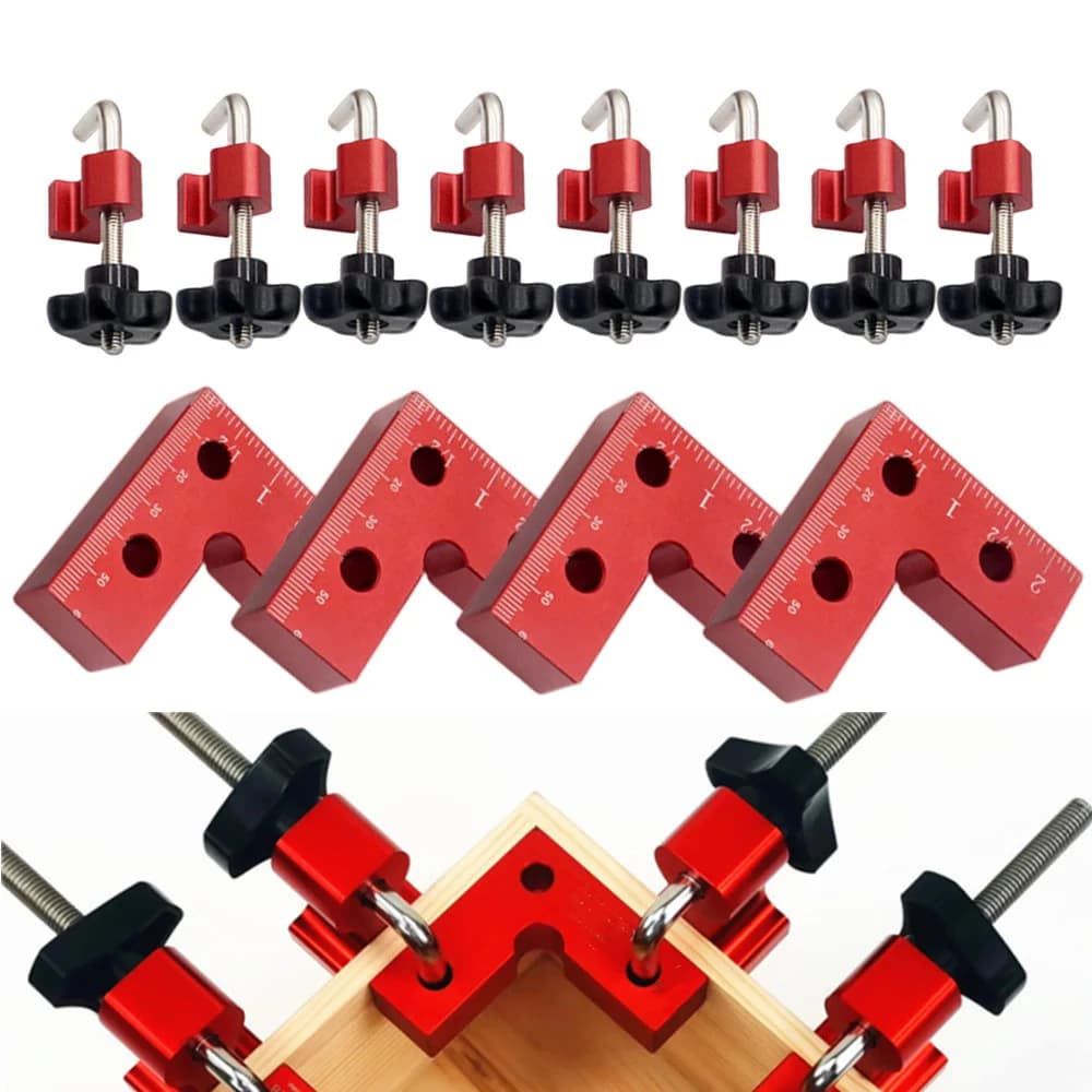 Aluminum Right Angle Positioning Square and Splicing Clip