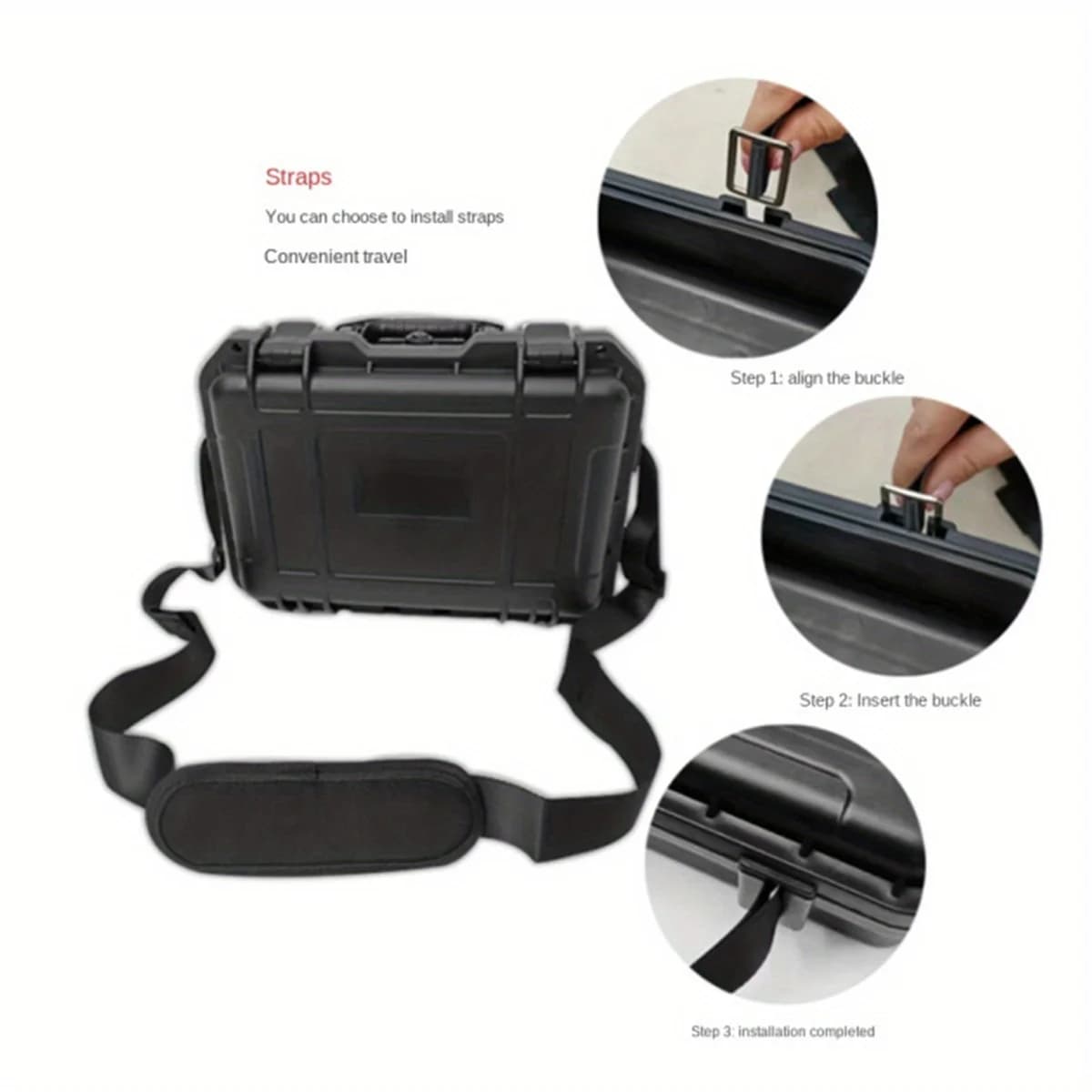 Waterproof Hard Carry Case with Pre-cut Sponge