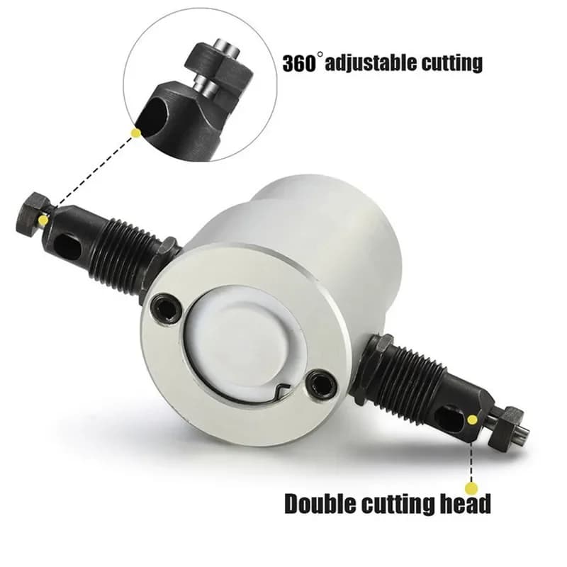 Double Head Metal Sheet Nibbler Cutter for Electric Drill