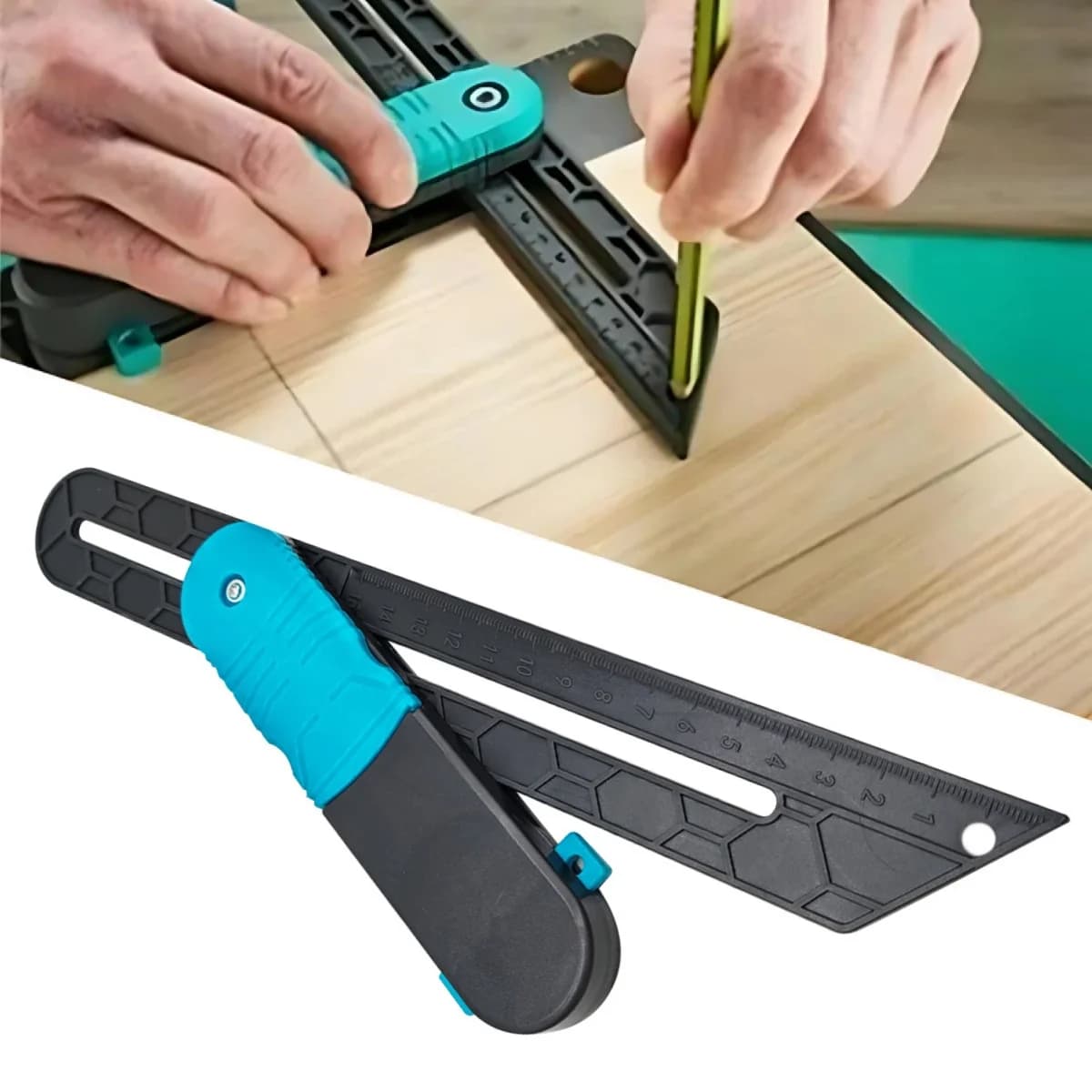 Sliding T-Bevel Gauge with Lock and Level