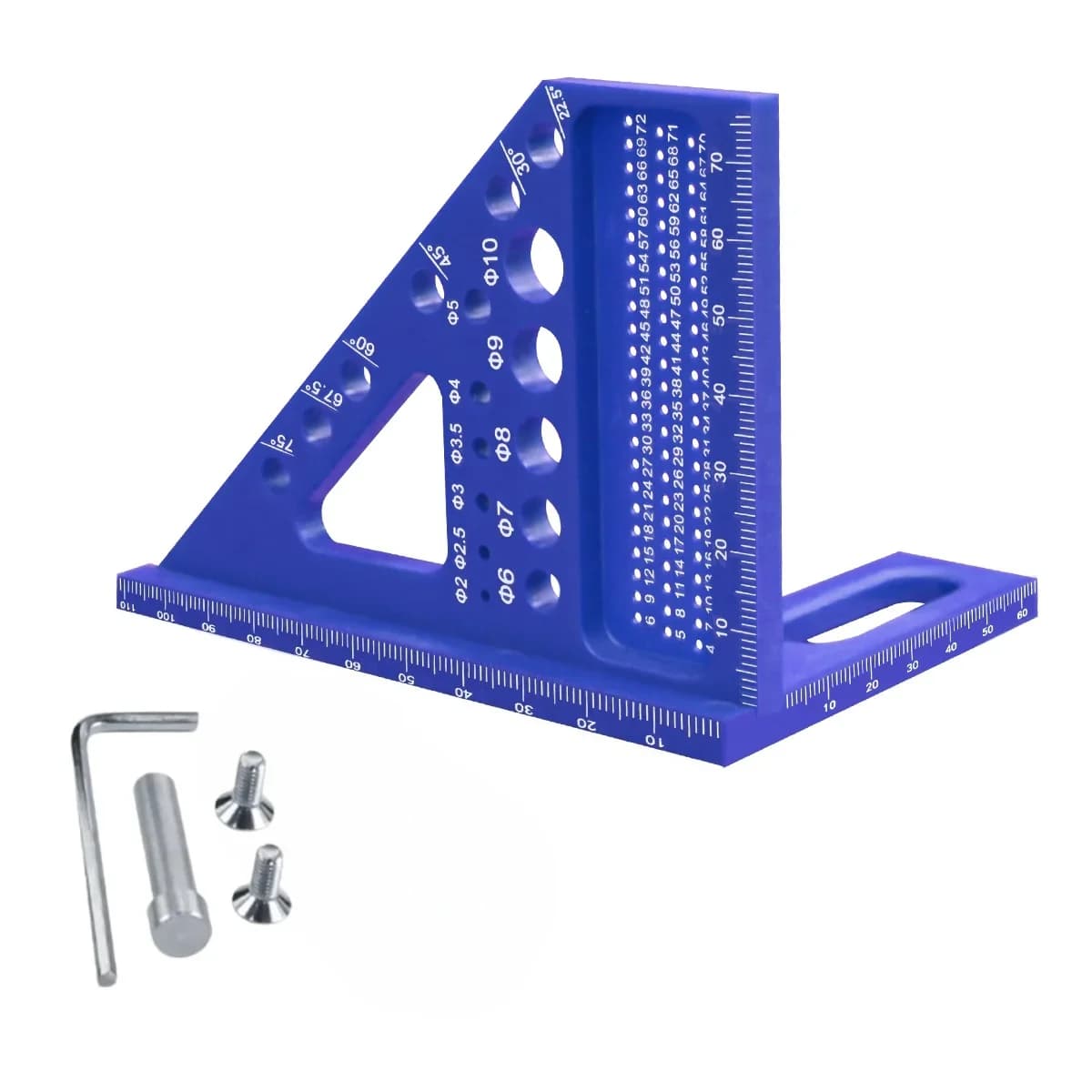 Precision 3D Multi-Angle Plastic Measuring and Layout Ruler