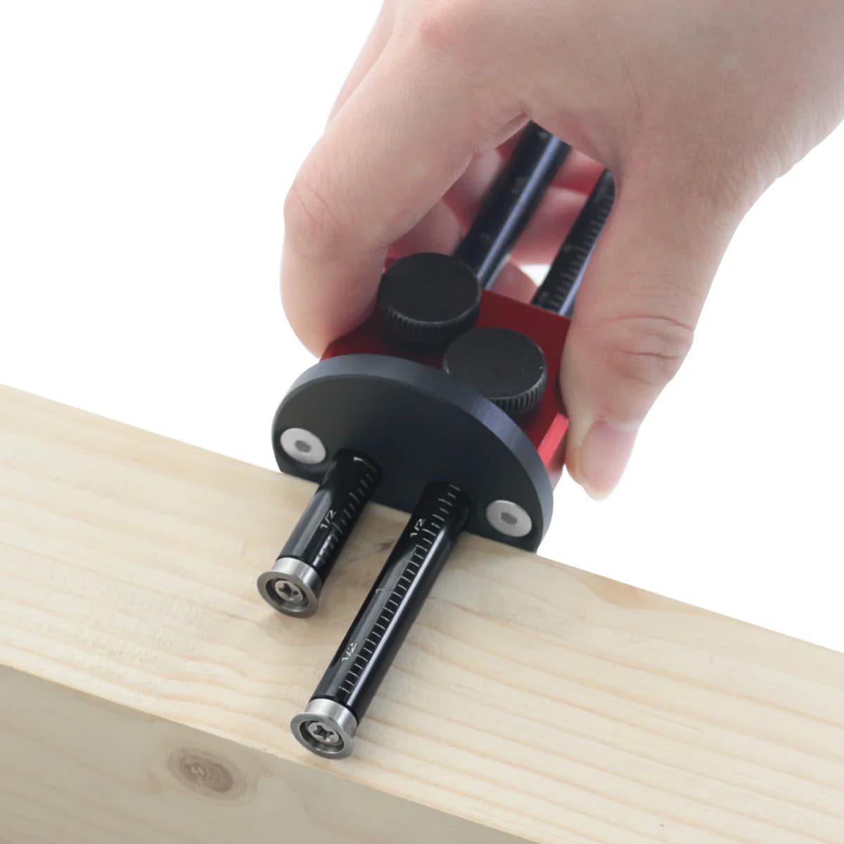 Double Head Wheel Marking Gauge with Inch and MM Scale