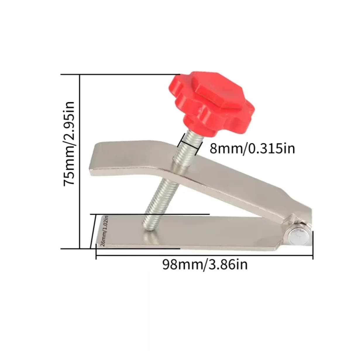 Adjustable Tile Leveling Device, 10-55mm Range