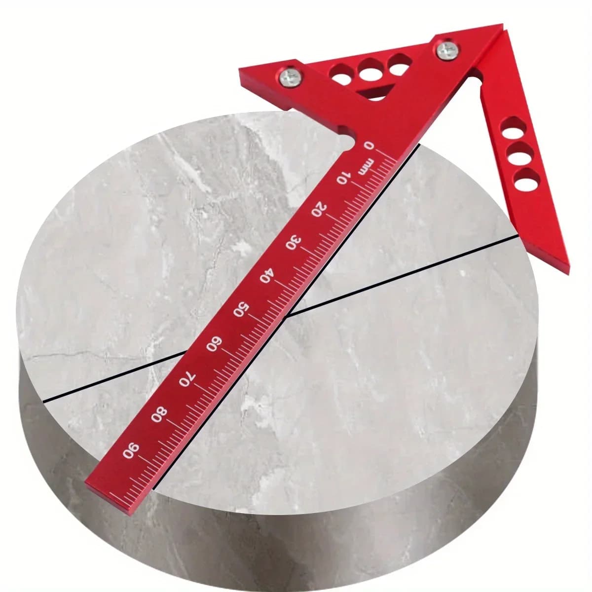 Woodworking Circle Center Scribe 45/90 Degree
