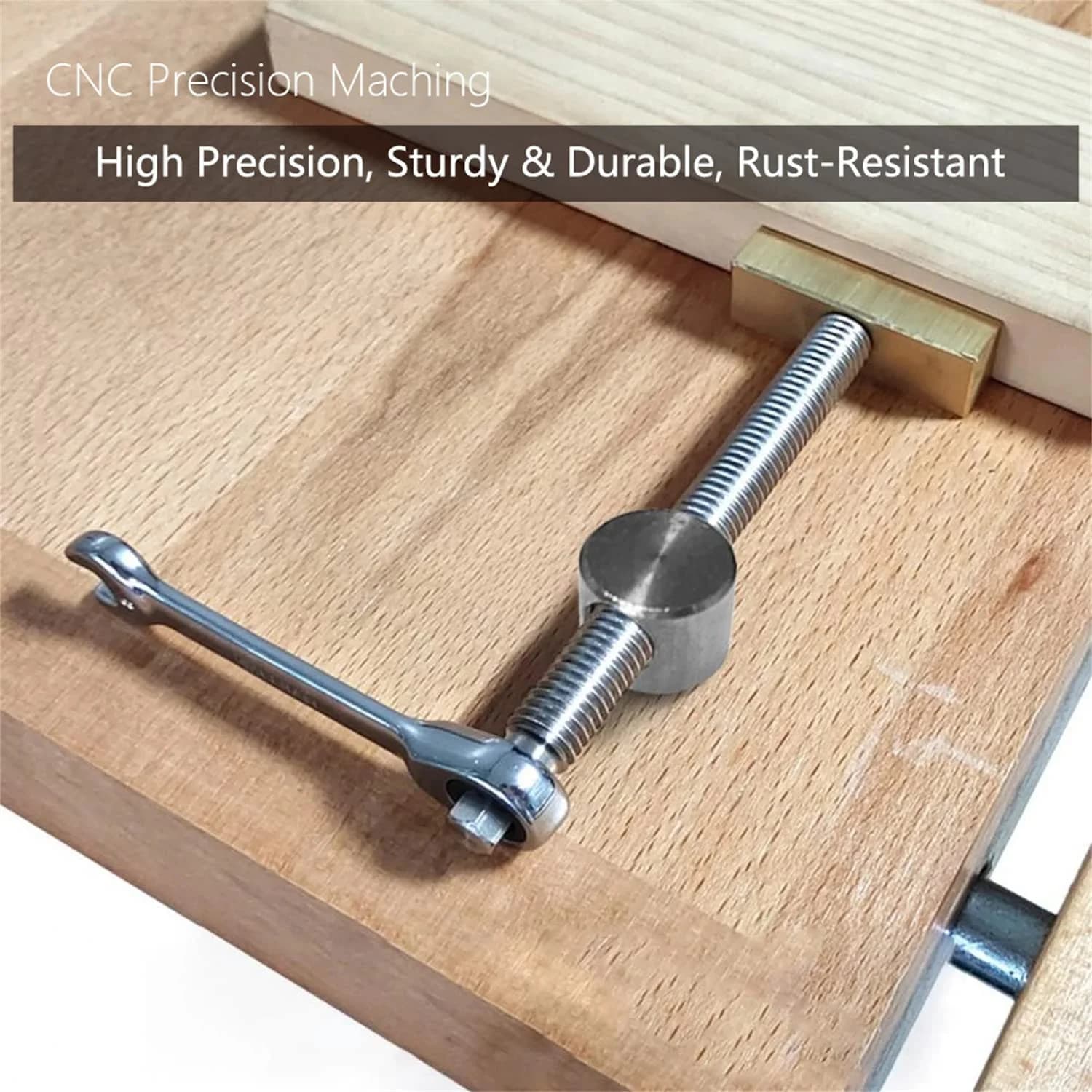 Brass Bench Dog Clamp Fast Fixture for MFT Tables