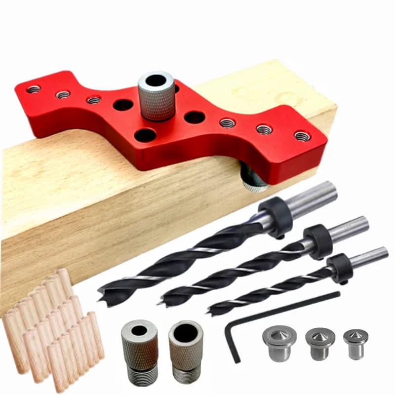 6/8/10mm Vertical Pocket Hole Self-Centering Jig