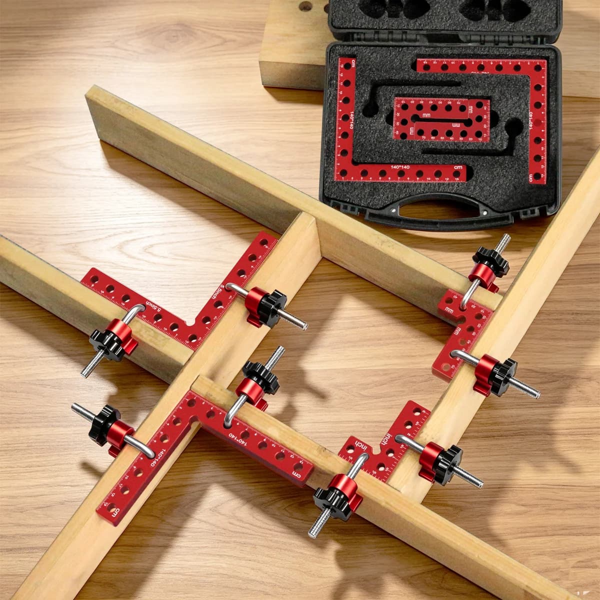 Aluminum Right Angle Square Positioning Jig Kit