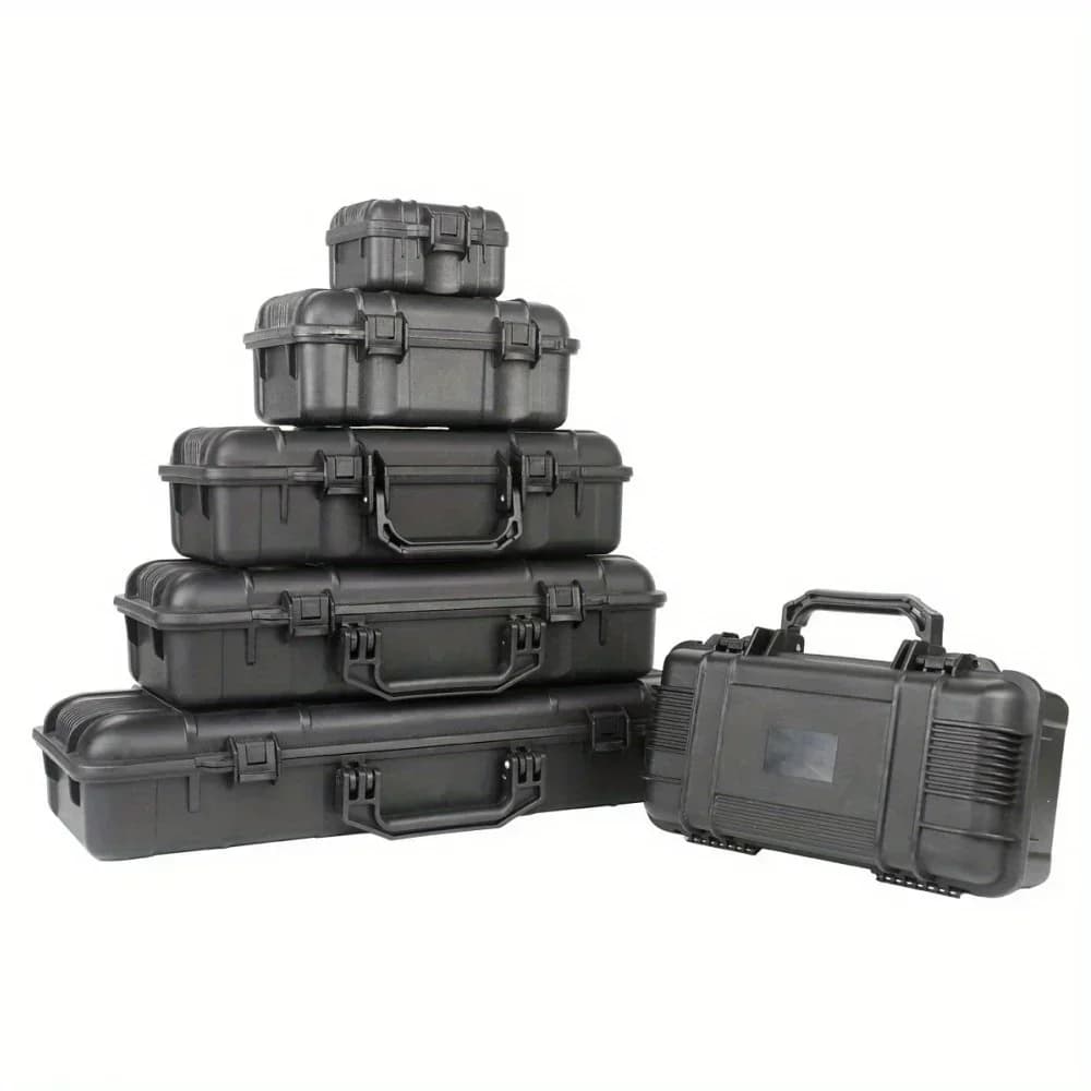 Shockproof Hard Case with Sponge for Cameras and Tools