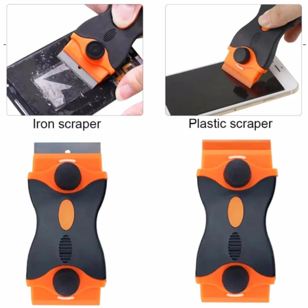 Double Edged Scraping Tool with 20 Replacement Blades
