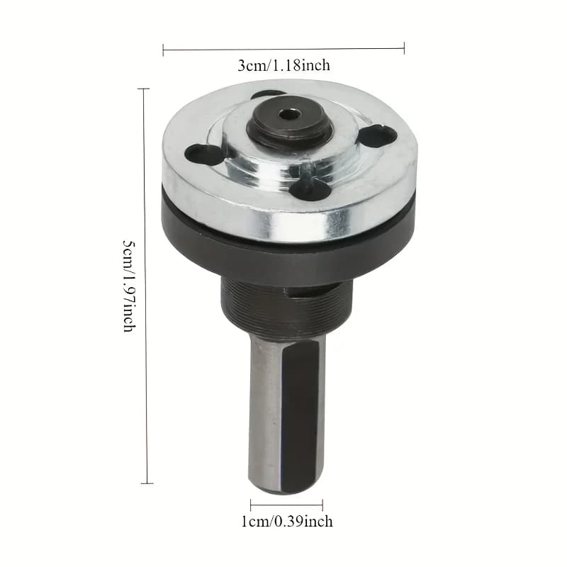 Universal Drill Conversion Adapter for Polishing Wheels