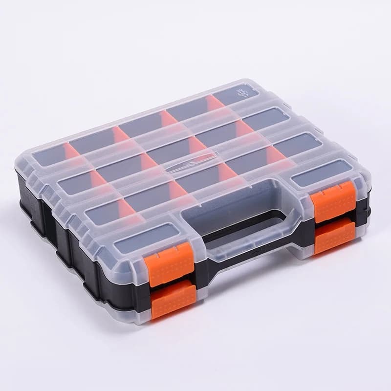 Double-Sided Plastic Hardware Storage Box