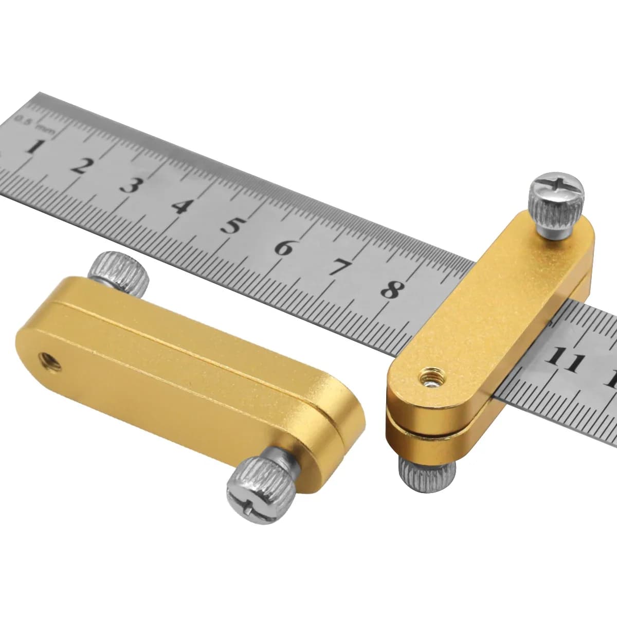 Woodworking Line Locator and Straightedge Stop Block