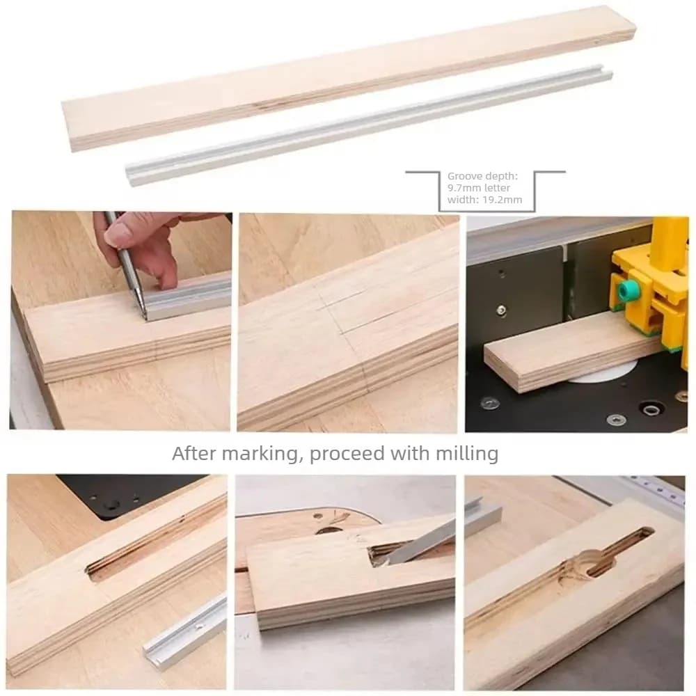 Aluminum T-Slot Slide Guide Rail Fixture