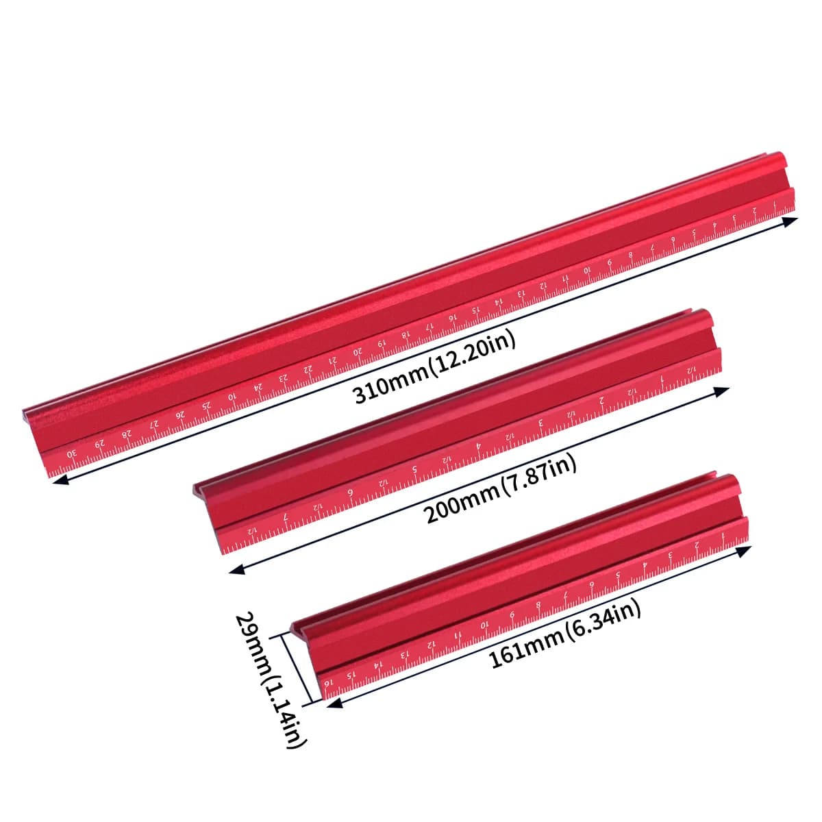 Precision Metric and Imperial V-Ruler Scribe
