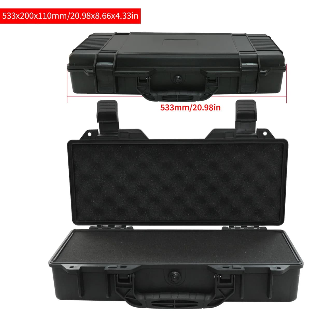 Rugged Waterproof Hard Carry Case with Foam Interior