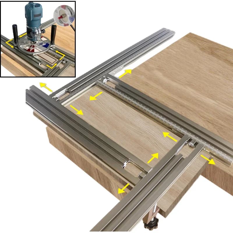 400mm Aluminum Trimming Machine Guide Rail