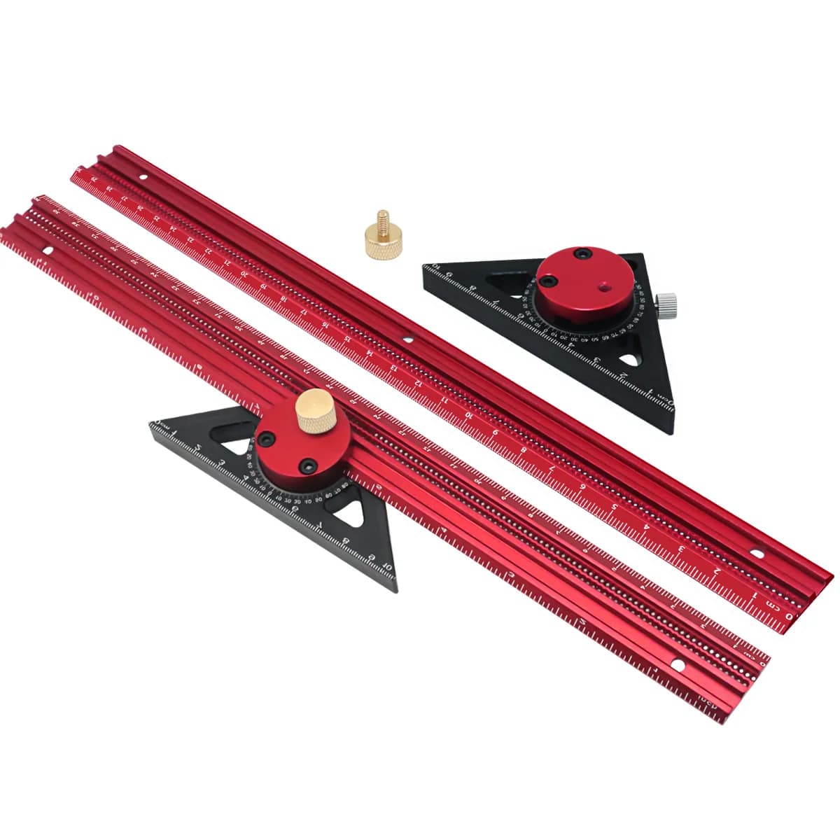 Precision Aluminum T-Type Scribe Ruler and Layout Marking Gauge