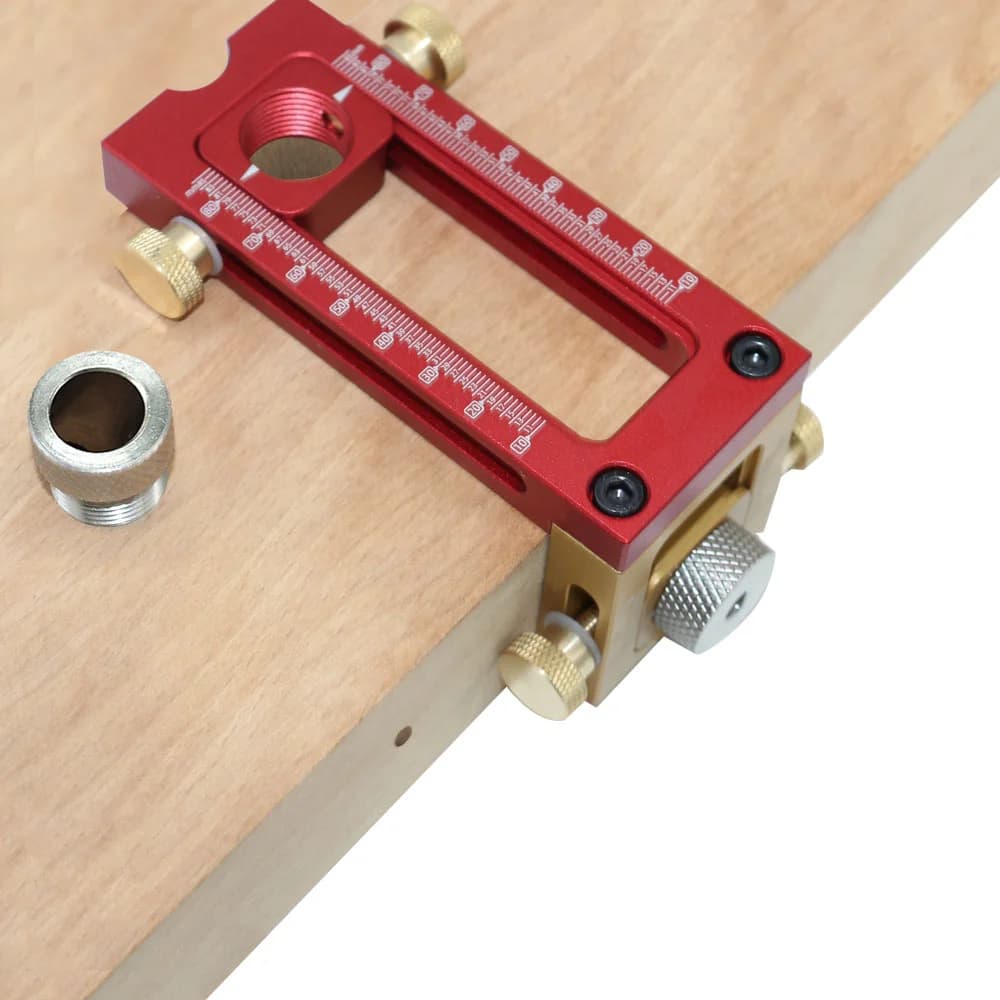 2-in-1 Drill Guide Doweling Jig with Bit Set