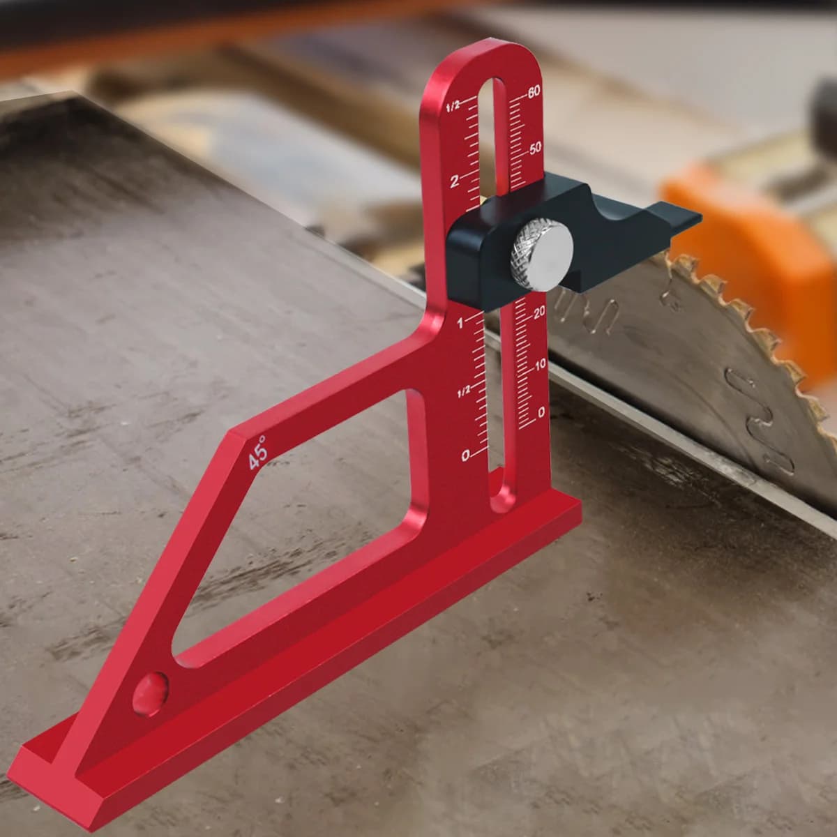 Adjustable Table Saw Depth Gauge 0-60mm