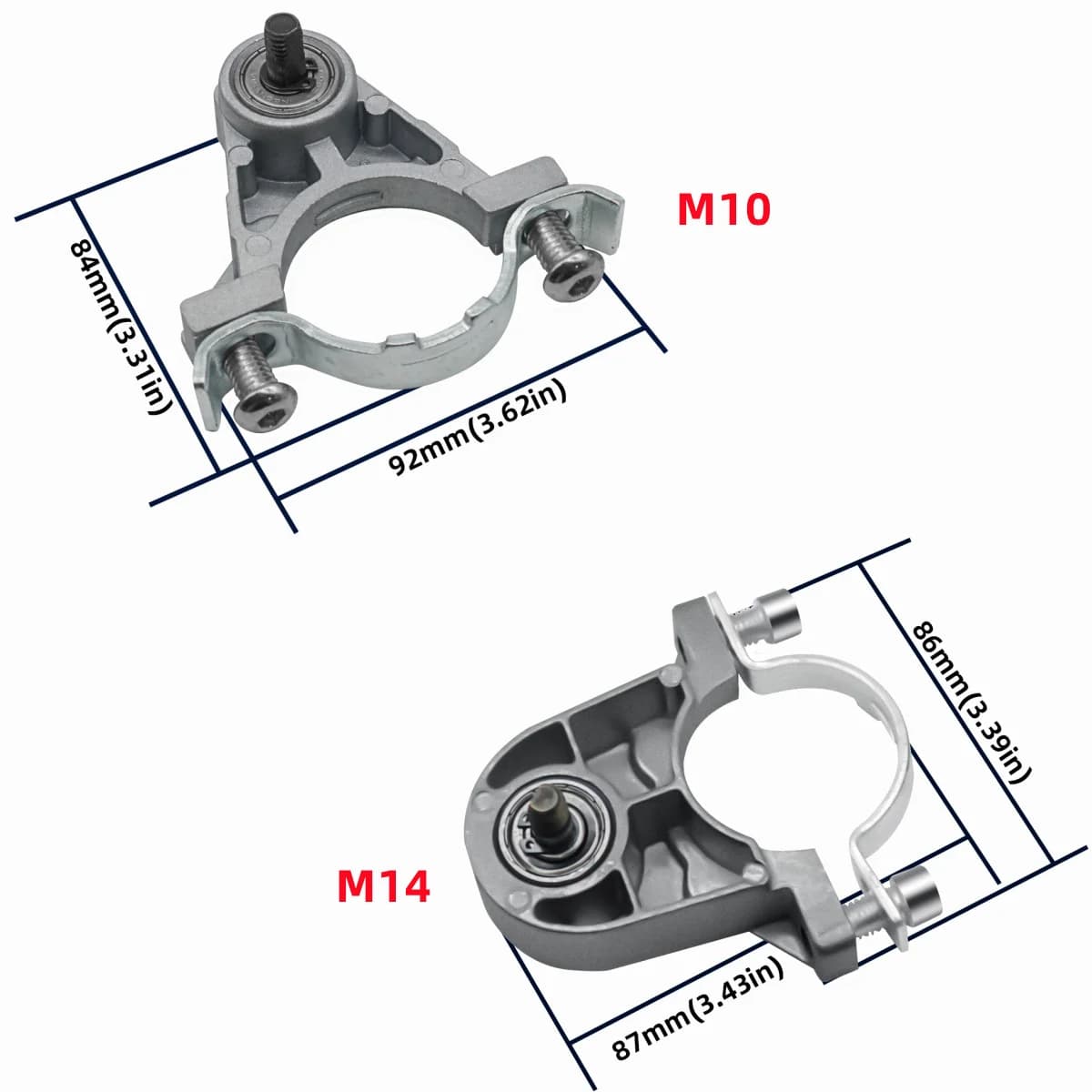 Universal Angle Grinder Adapter for M10 and M14 Threads
