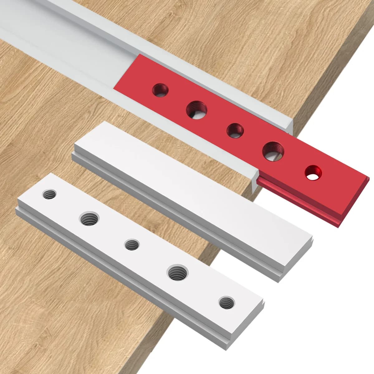 100mm Aluminum Miter Bar Slider for T-Slot Tracks