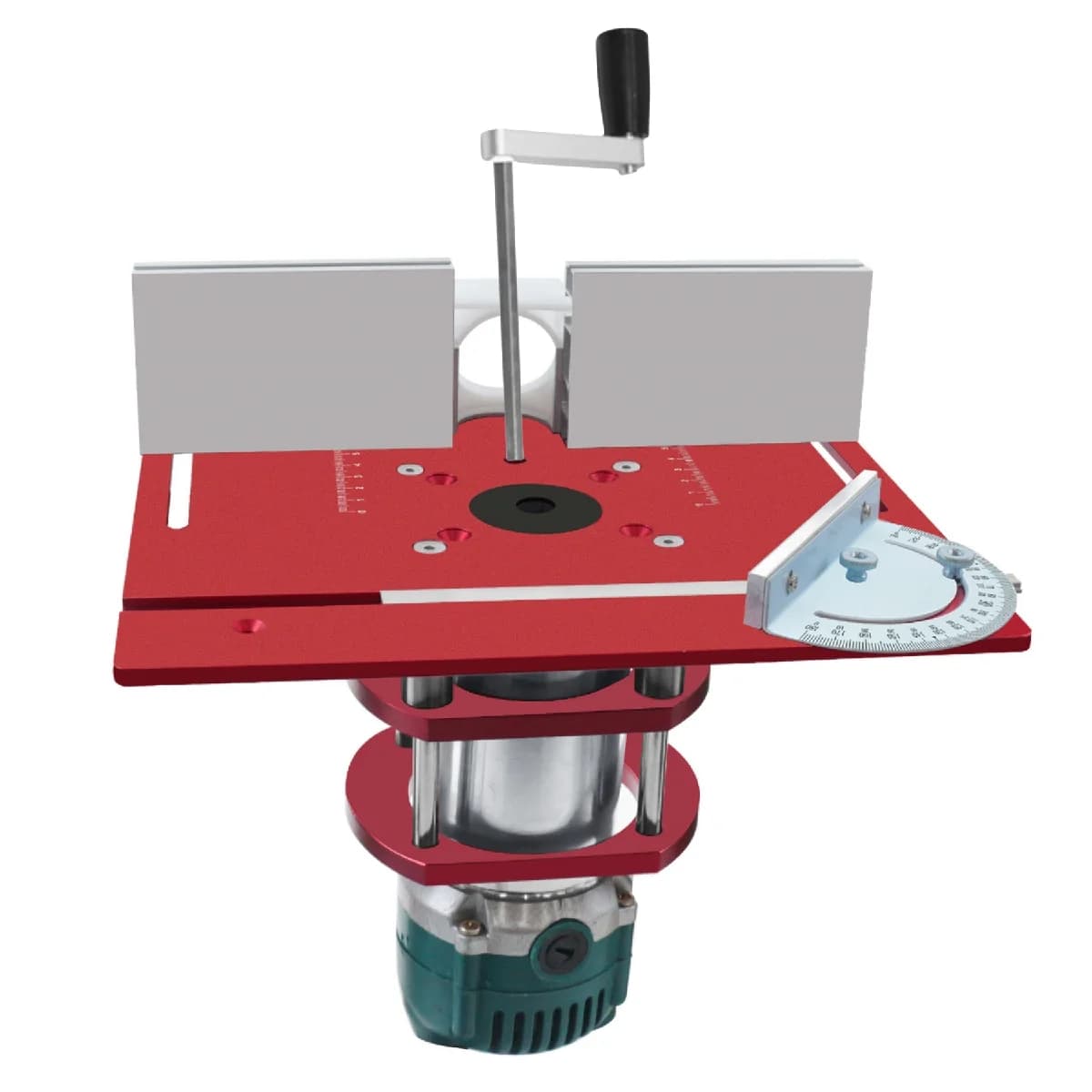 Aluminum Router Table Insert Plate and Lift Kit