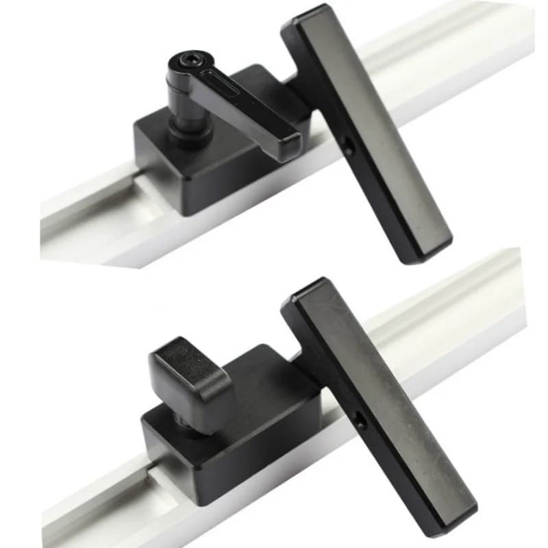 Aluminum T-Track Sliding Limiter Stop Block