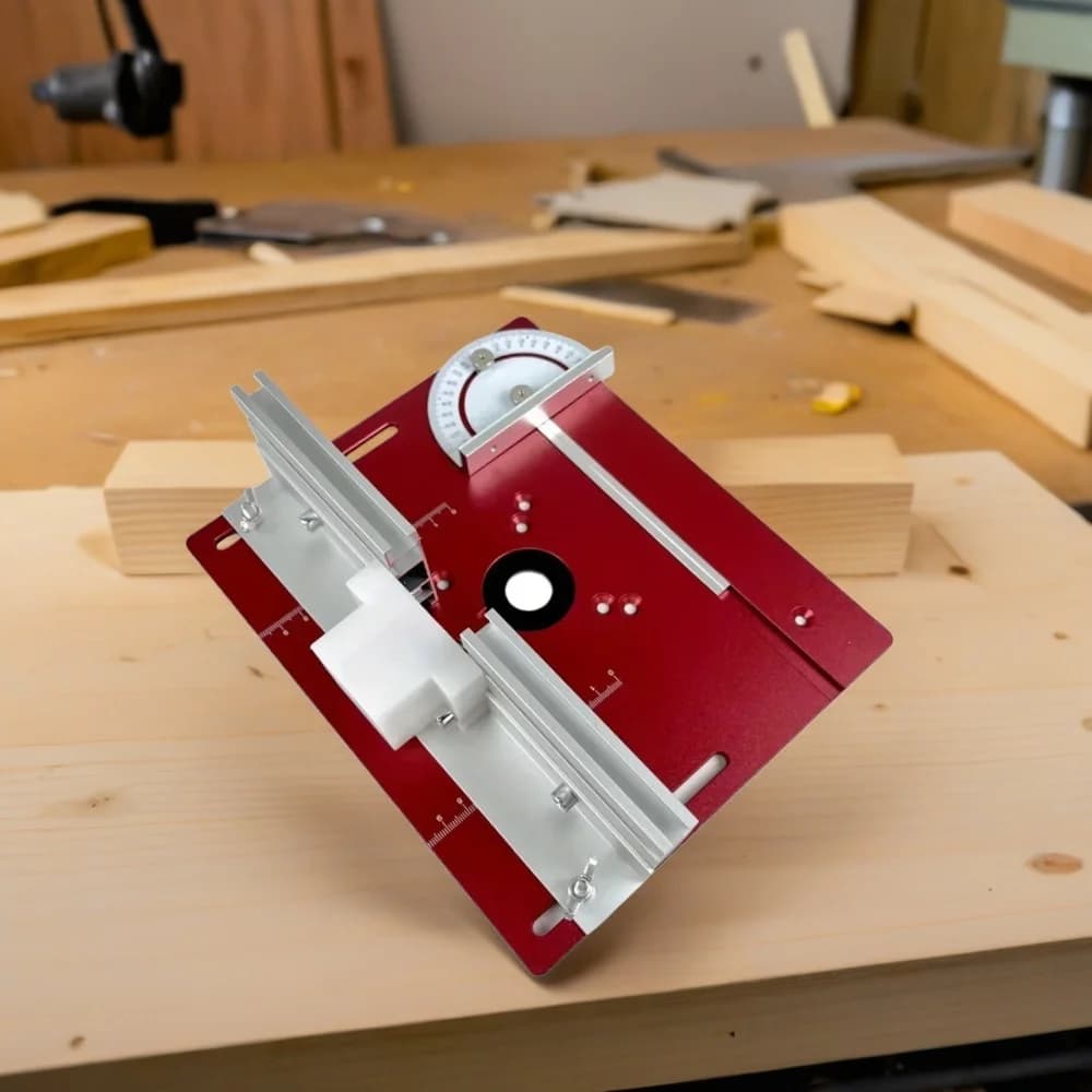 Aluminum Router Table Insert Plate with Fence