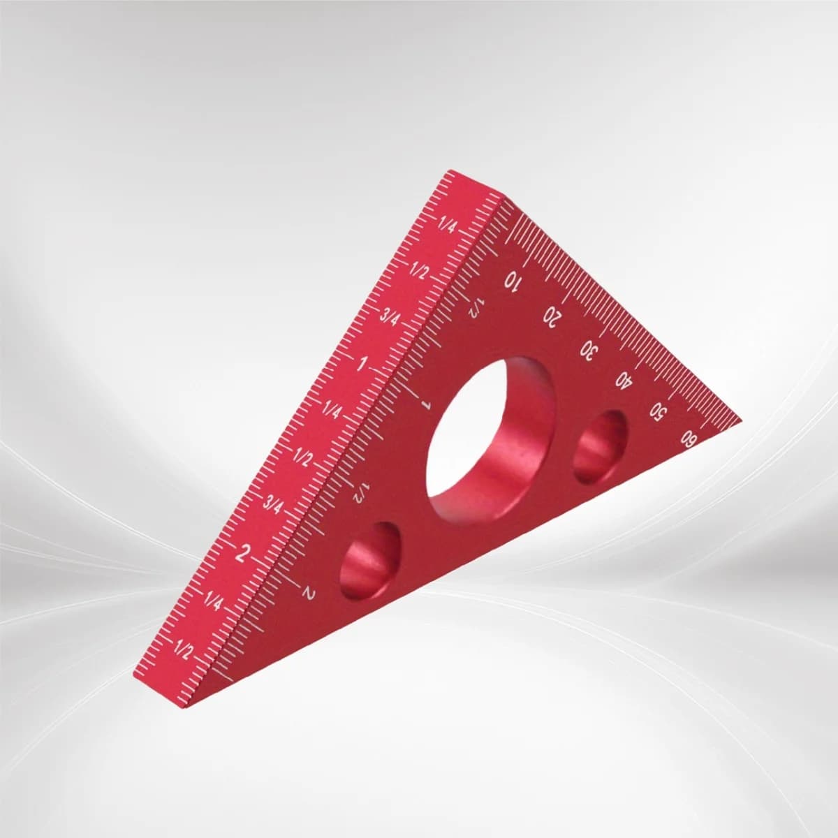 Dual-Scale Aluminum Triangle Angle Ruler