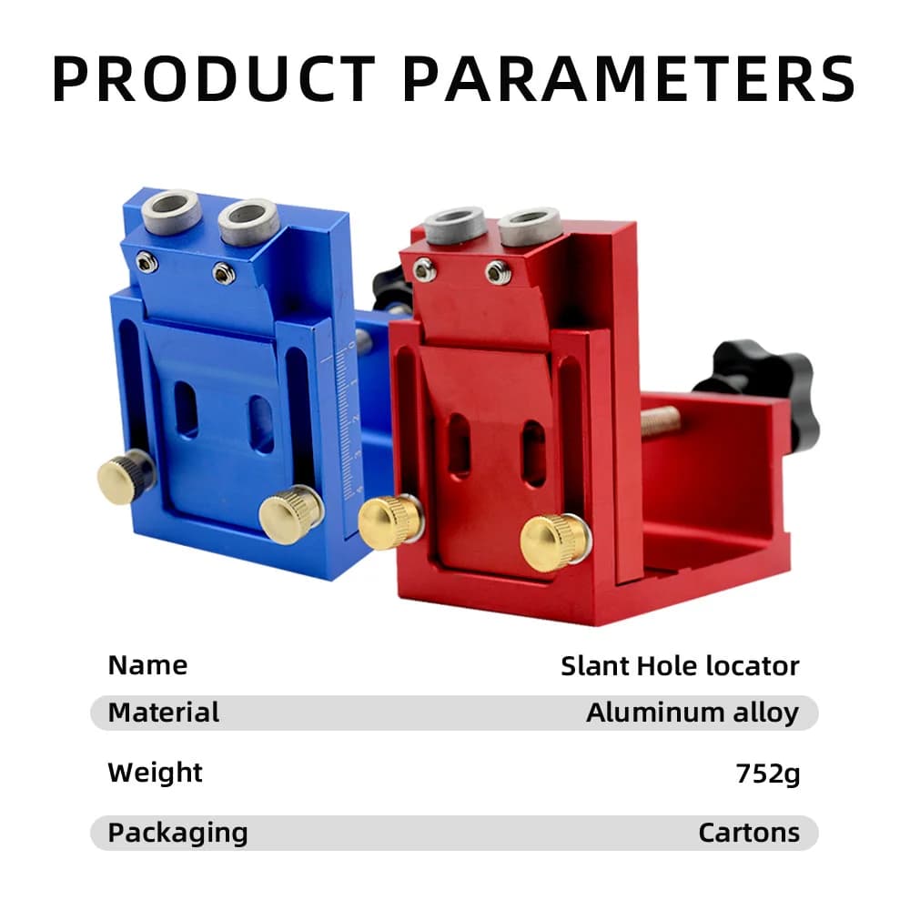 Pocket Hole Jig Kit with Drill Guide, Bits, and Screws