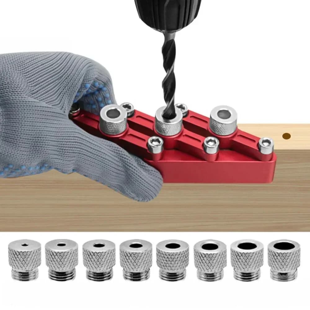 Self-Centering Doweling Jig with 3-10mm Drill Sleeves