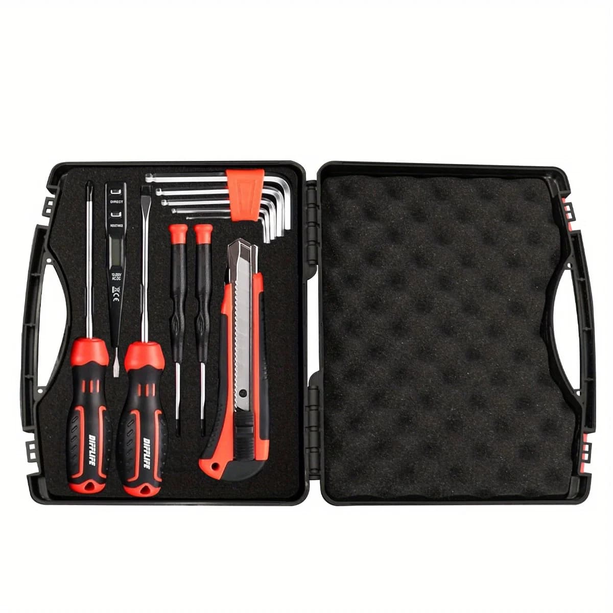 Portable Lightweight Plastic Hardware Tool Storage Case