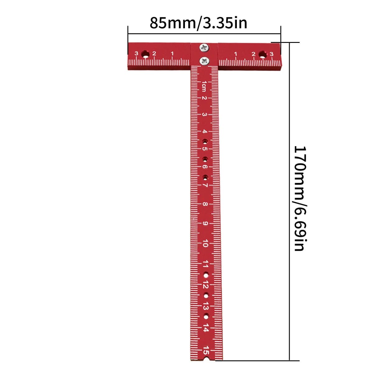 Aluminum Alloy T-Square Ruler for Drafting