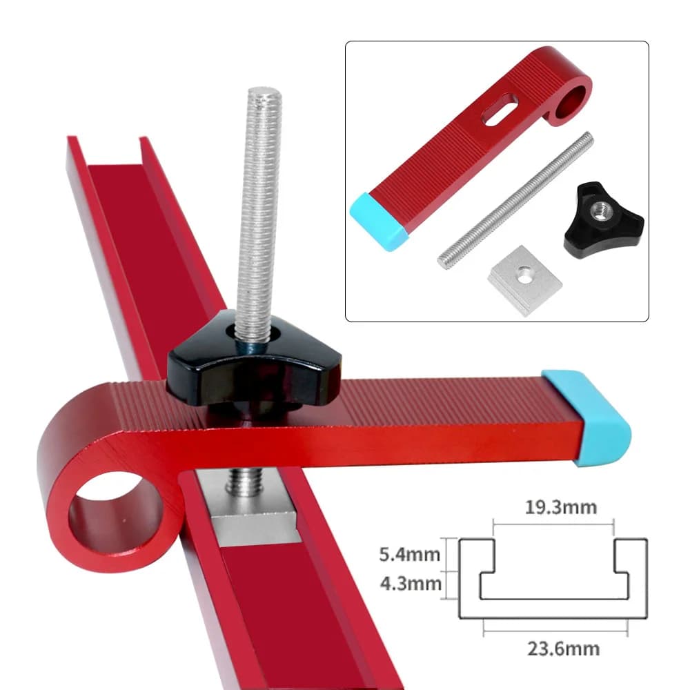 Universal T-Track Hold Down Clamp Aluminum