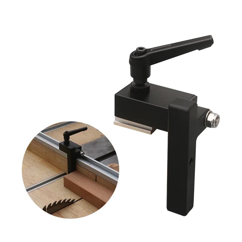 Aluminum T-Track Sliding Limiter Stop Block