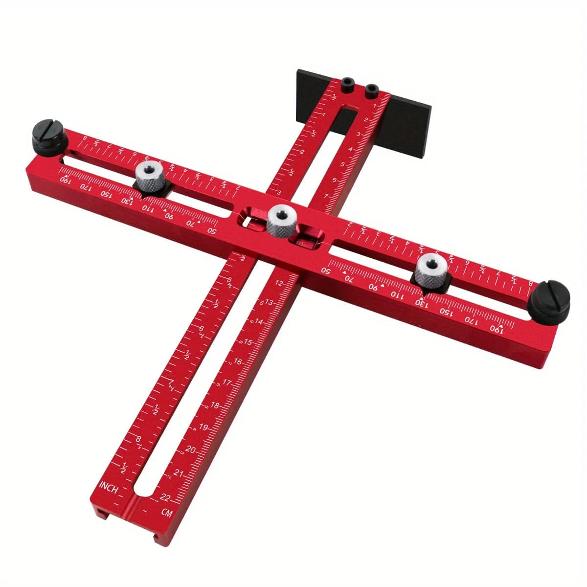 Adjustable Cabinet Handle and Knob Drill Guide Template