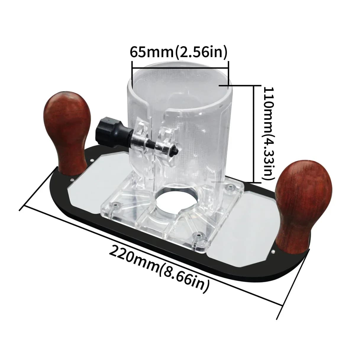 Handheld Wood Router Plunge Base for Engraving