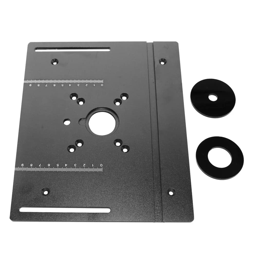 Aluminum Router Table Insert Plate with Miter Gauge