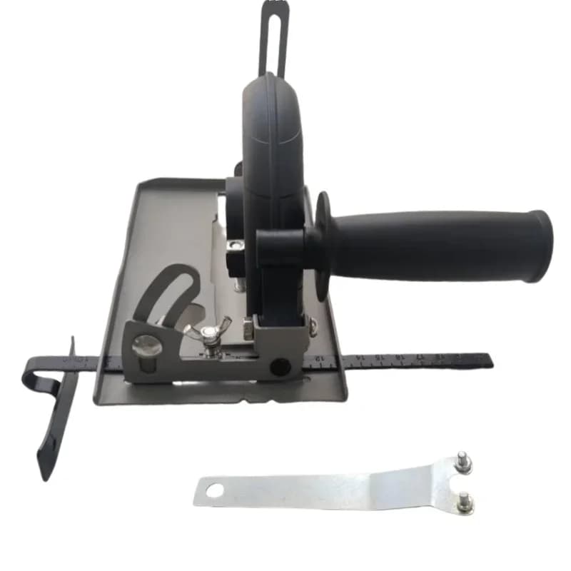 Angle Grinder Slotting Base with 45-Degree Cutting Brace
