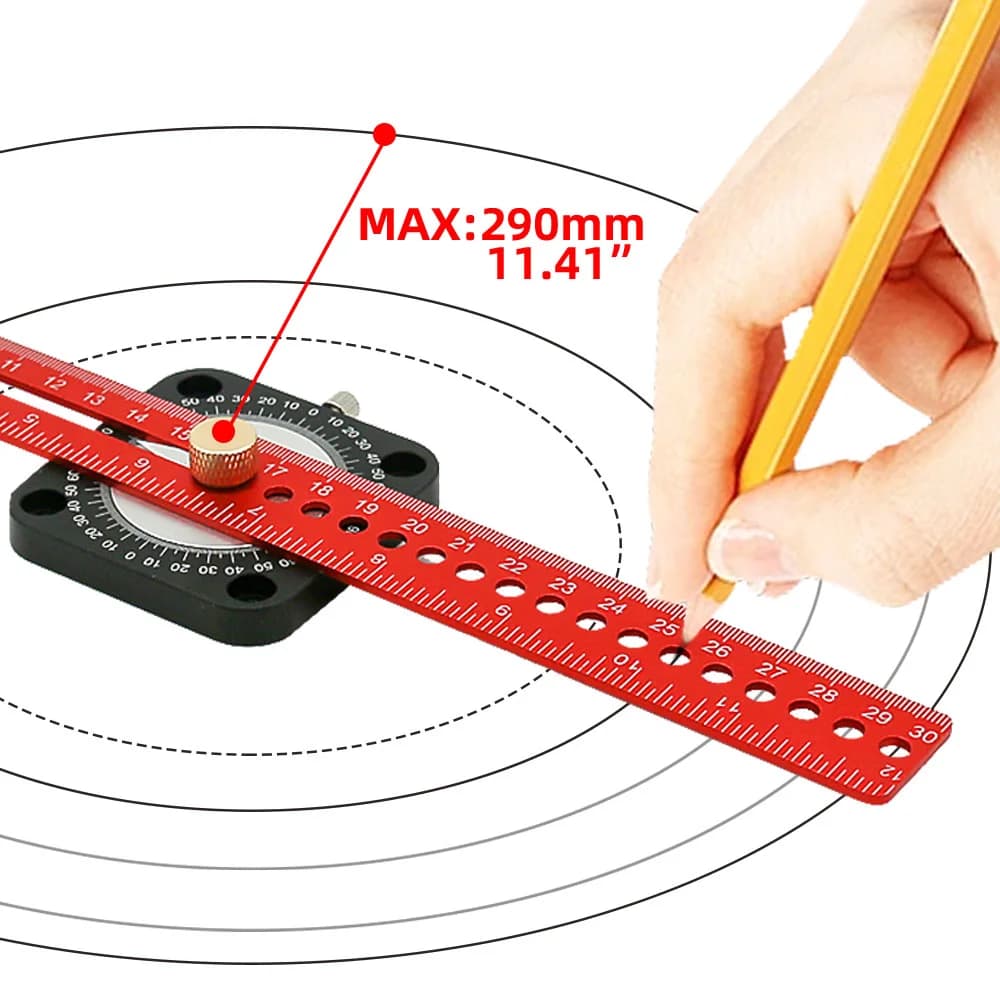 Aluminum 360° Angle Marking Gauge And Scriber