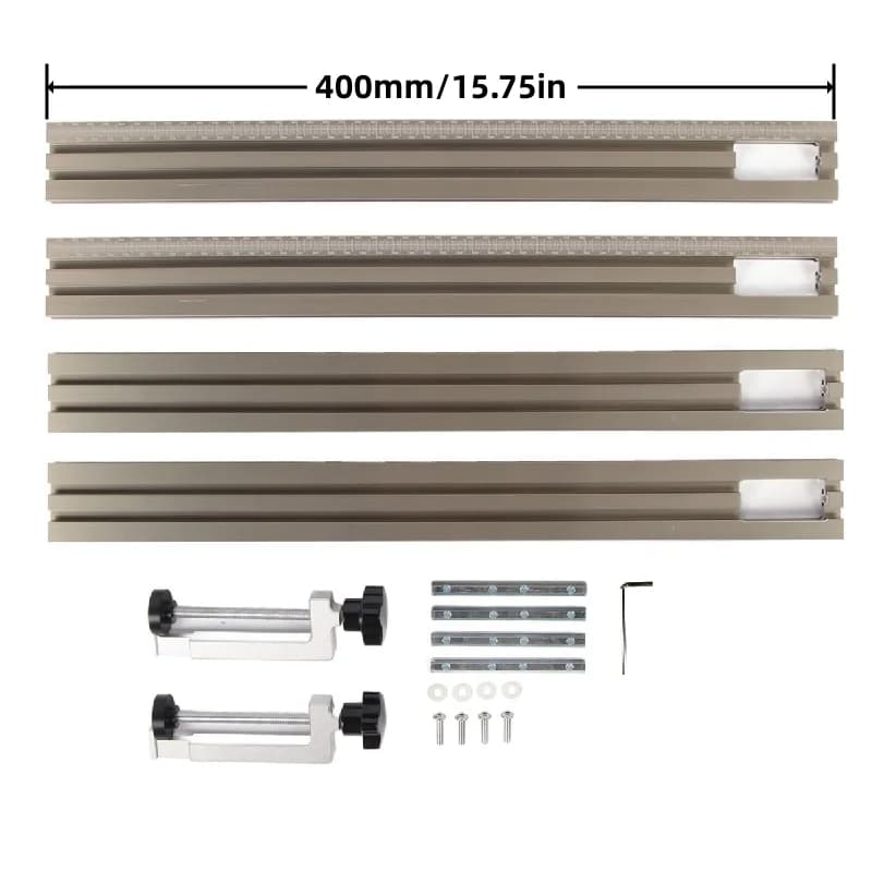 400mm Aluminum Trimming Machine Guide Rail