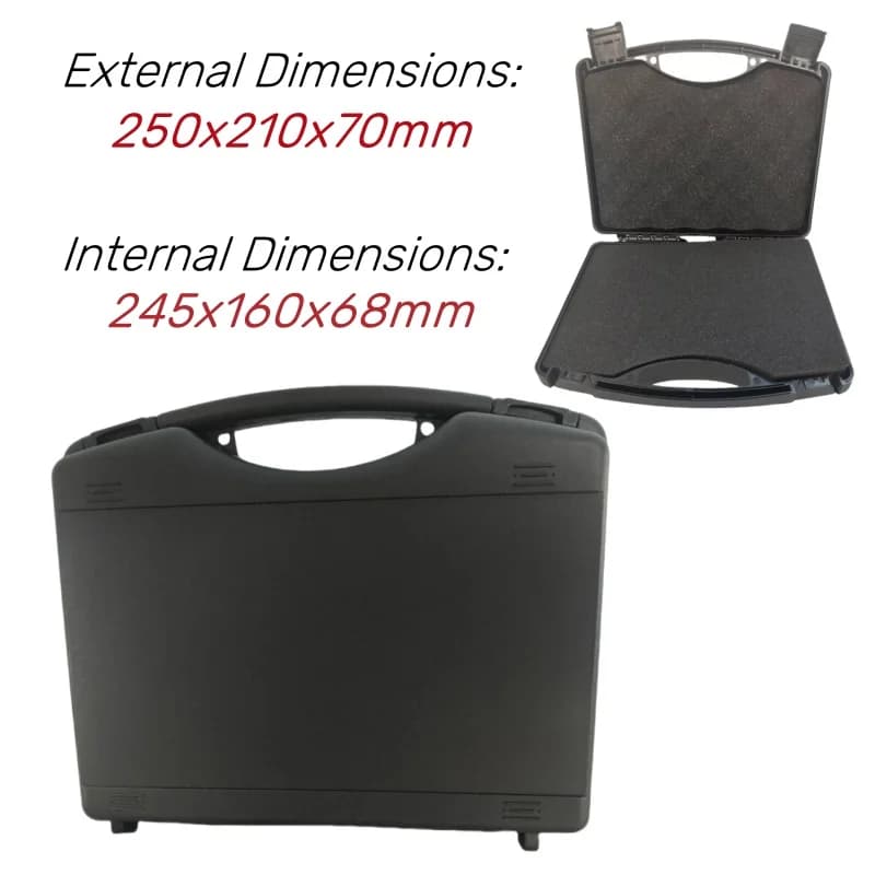 Heavy-Duty Portable Plastic Hardware Toolbox
