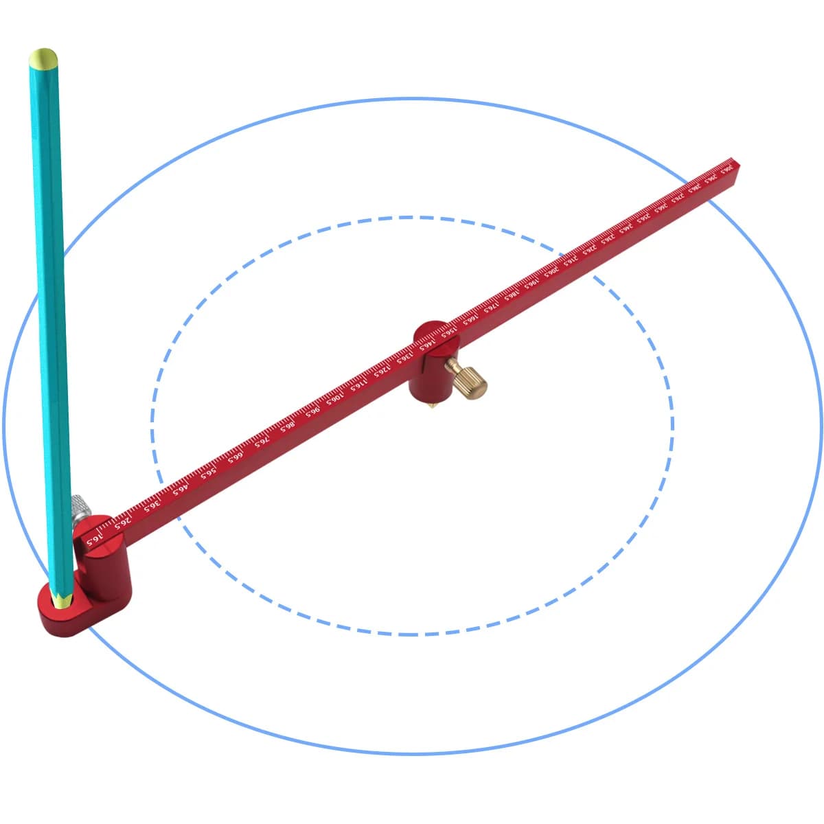 Adjustable Aluminum Woodworking Compass Scriber