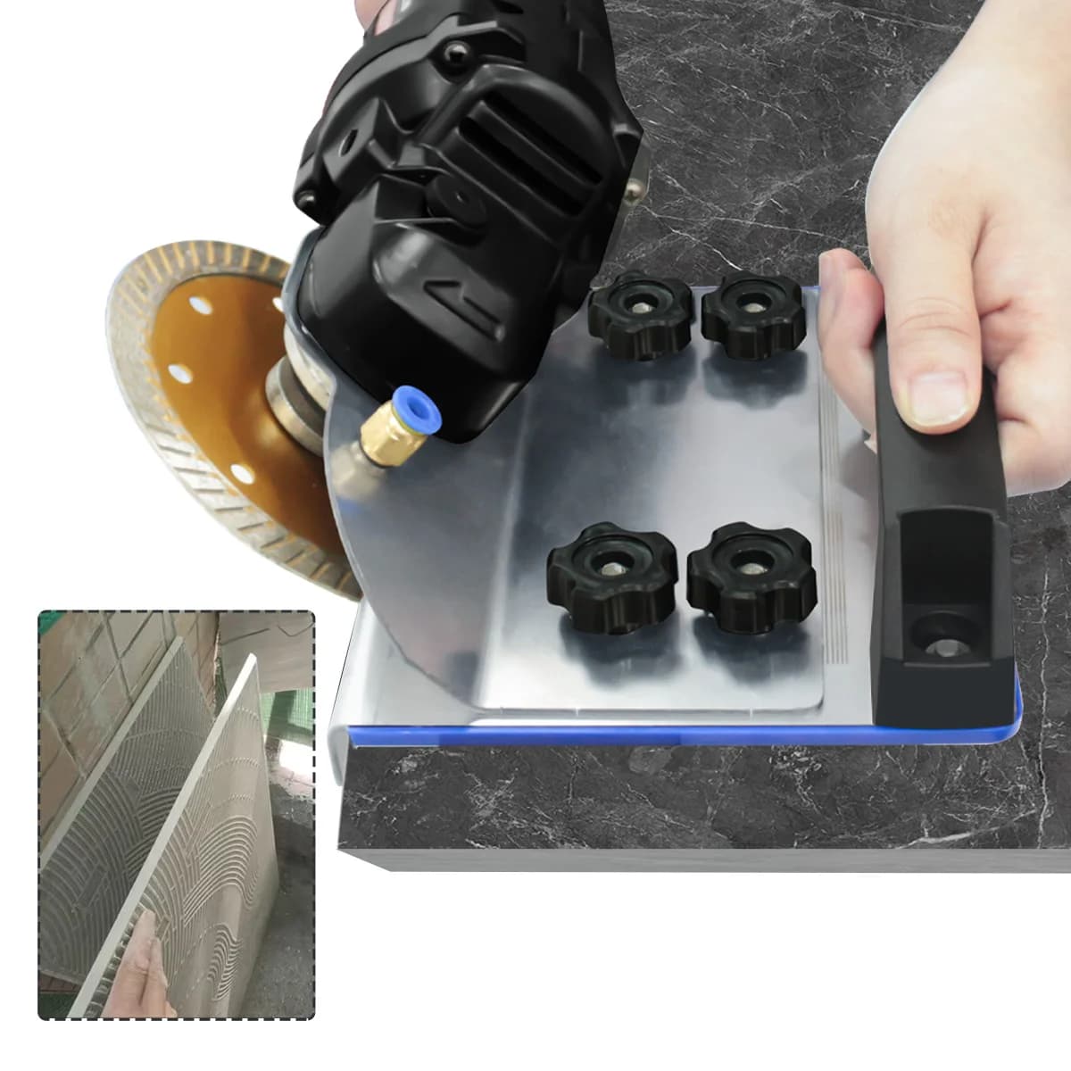 45 Degree Angle Grinder Stand for Tile Chamfering