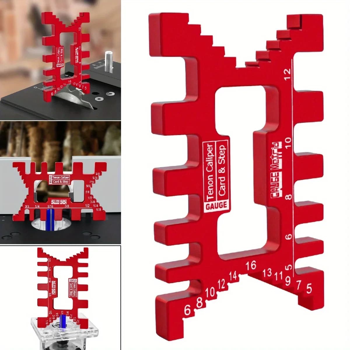 Precision Tenon Gaps Gauge Metric and Inch