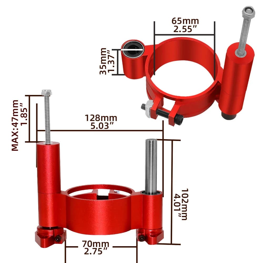Precision Aluminum Router Lift System with Insert Plate
