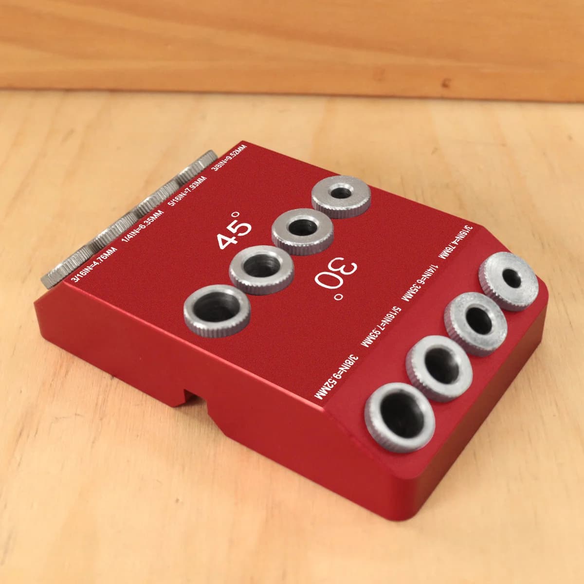 Multi-Angle Woodworking Hole Punch Locator Jig Set