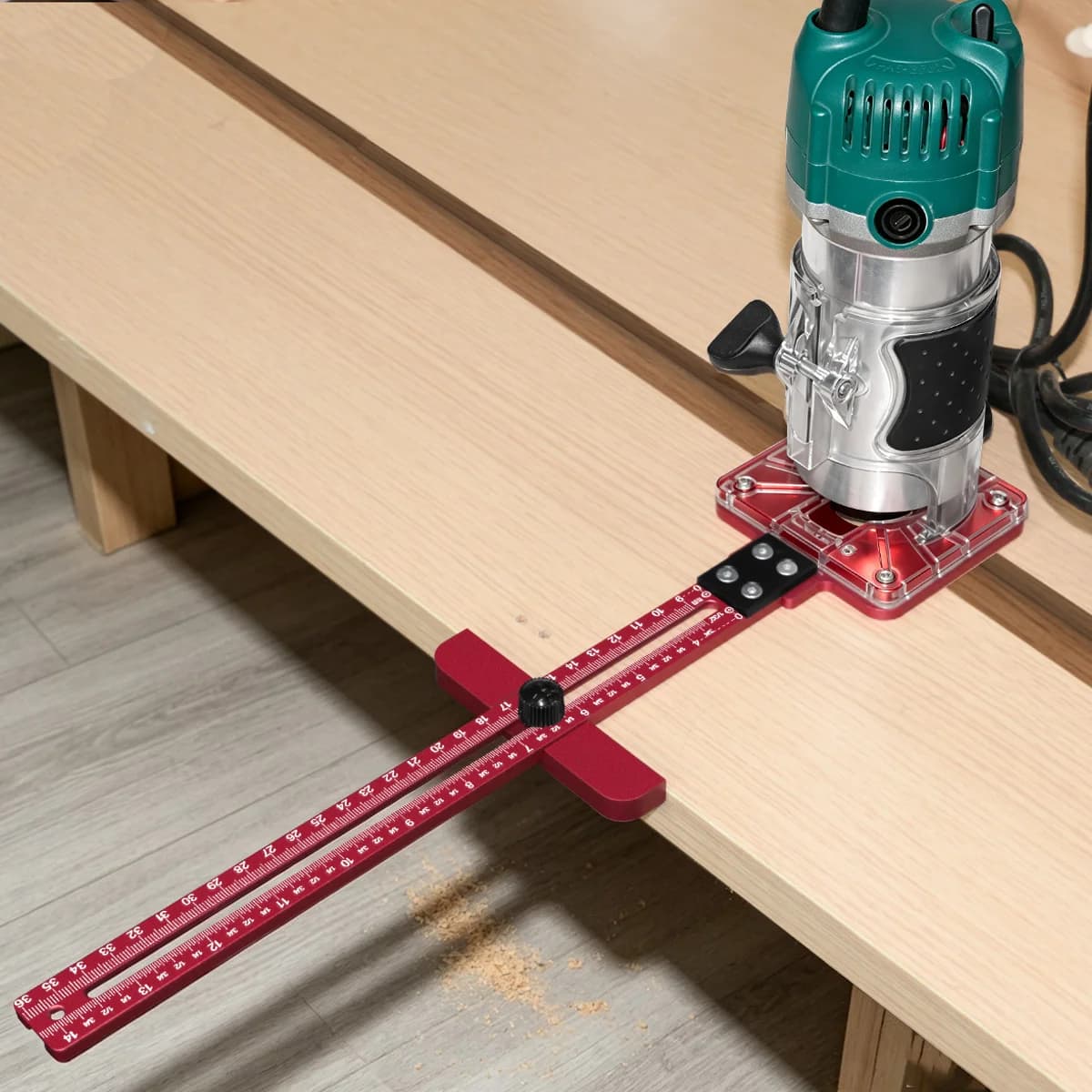 Aluminum Router Milling Bracket and Circle Cutting Jig