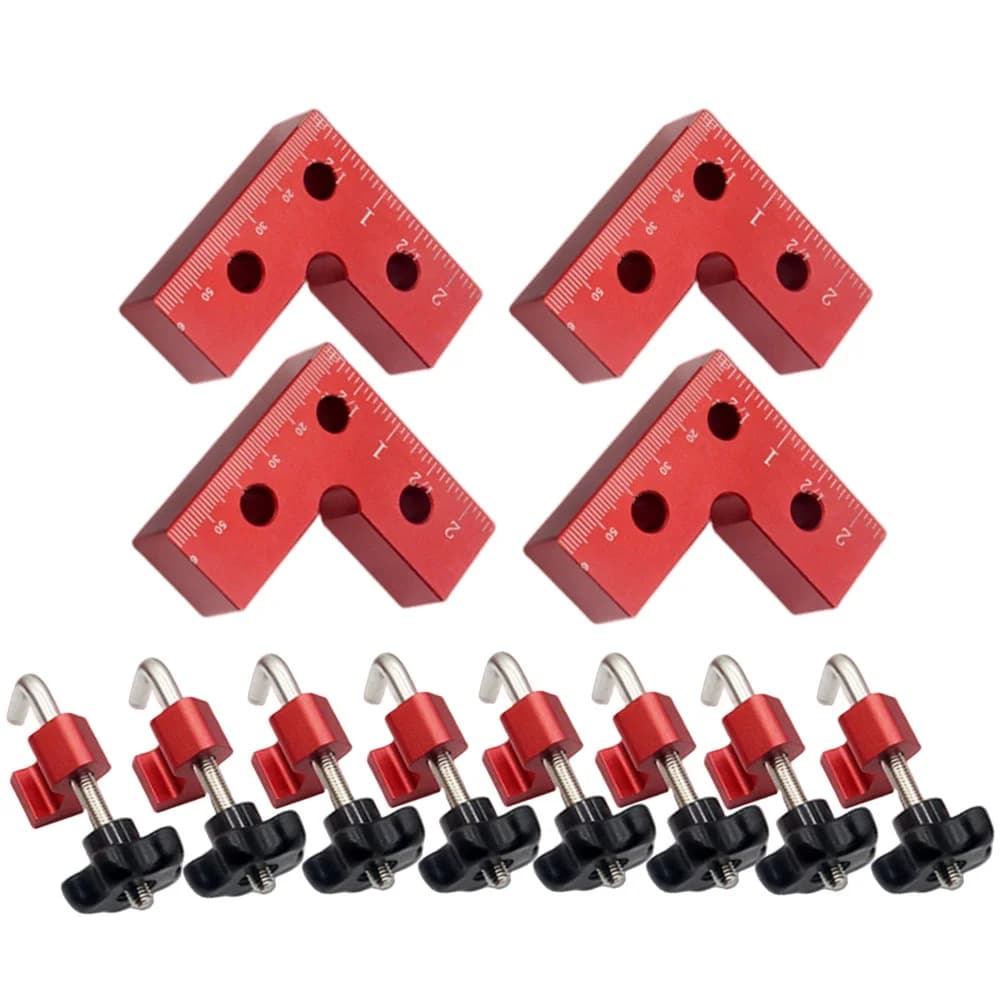 Aluminum Right Angle Positioning Square and Splicing Clip