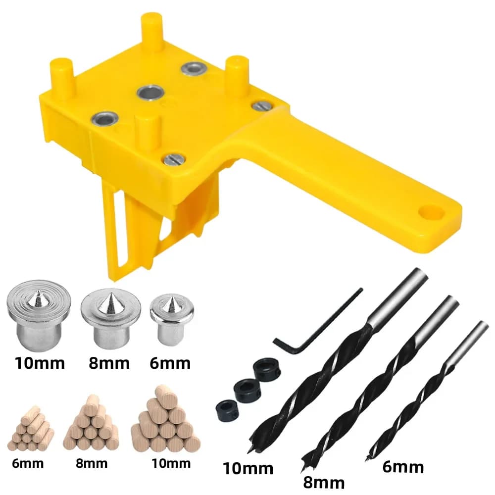 Woodworking Dowel Jig for 6/8/10mm Drill Guides